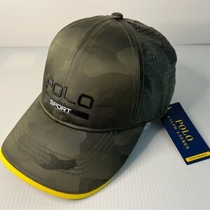Polo Sport Ralph Lauren Performance 6 Panel Lightweight Waterresitant Logo hat